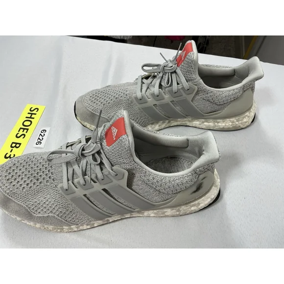 Mens Adidas Ultra Boost Lace Up Sneakers Size 14 Gray - Picture 2 of 9